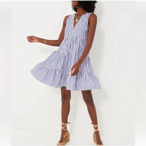 Tuckernuck Dresses & Skirts - Pomander Place Kenzo Blue and White Striped Poplin Dress Size XL